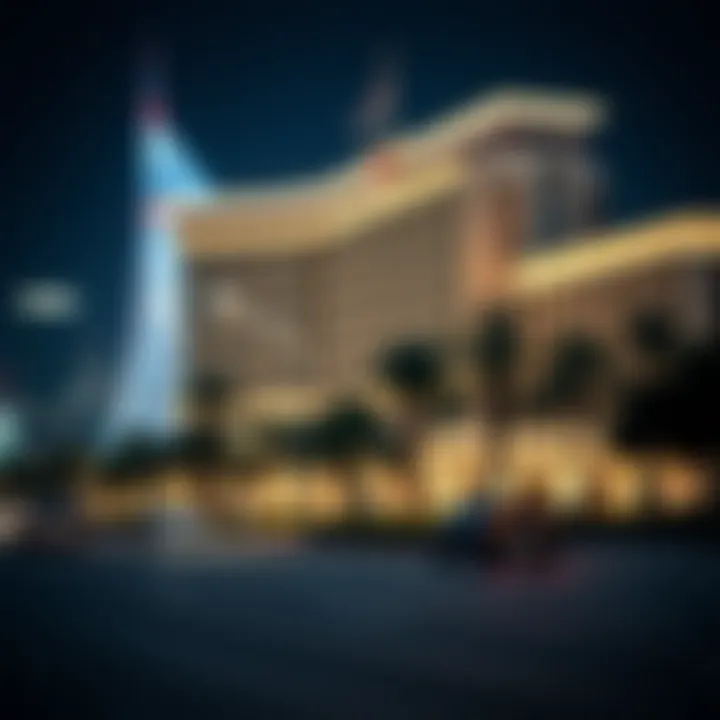 Nighttime illumination of Boulevard Point