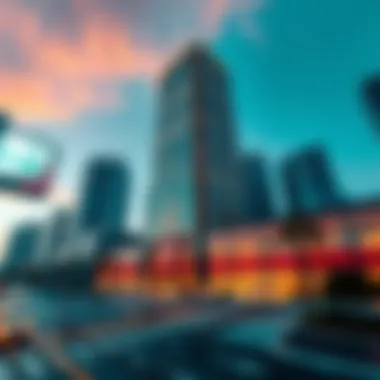 Business Bay: A Hub of Real Estate Potential Vibrant Business Bay district highlighting its real estate market