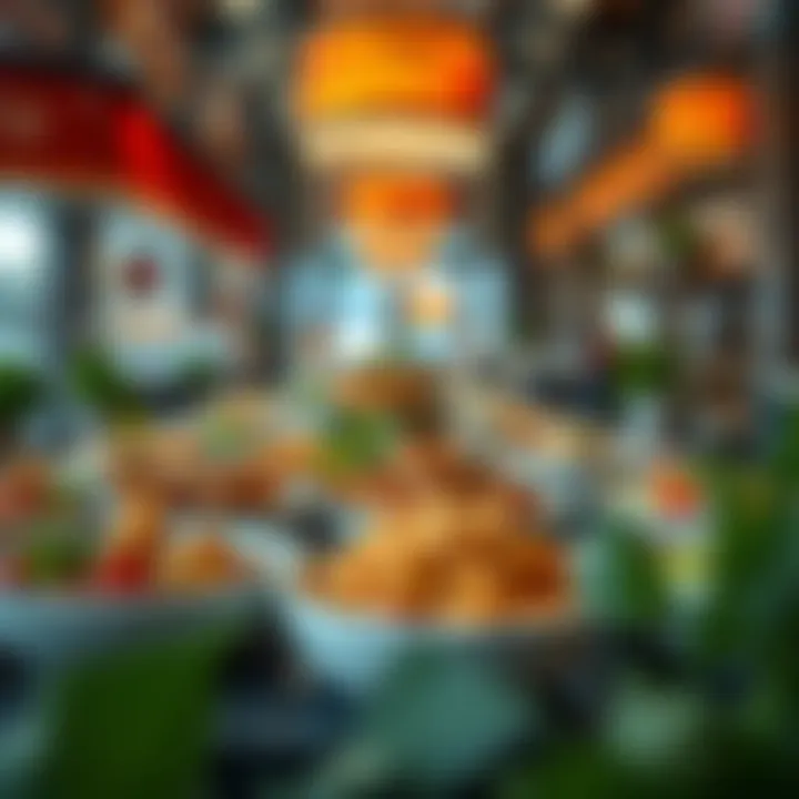 An array of dishes representing various cultures available in Al Karama