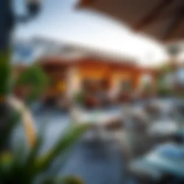 Charming outdoor dining setup in Al Karama