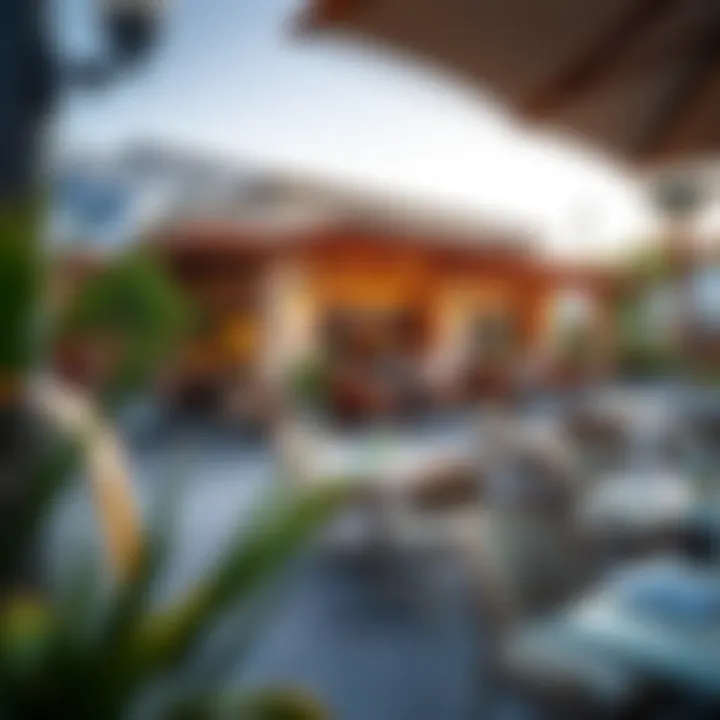 Charming outdoor dining setup in Al Karama