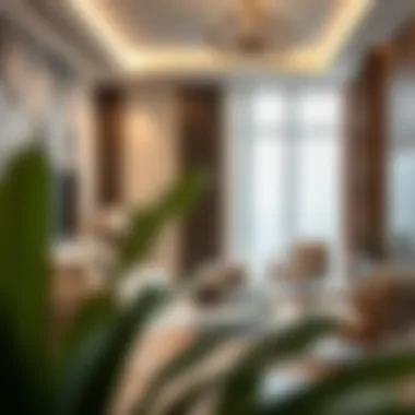 Elegant Interior Design of Damac Ghalia Interior design features of a unit in Damac Ghalia reflecting elegance and comfort