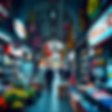 Vibrant marketplace within Dragon Mart filled with diverse products