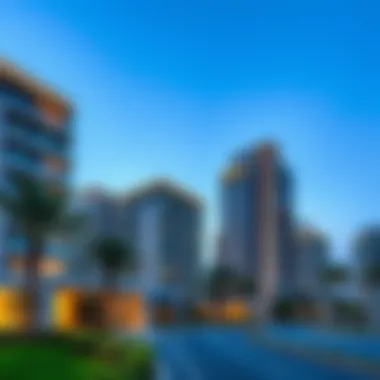 Luxury residential area in Dubai Festival City