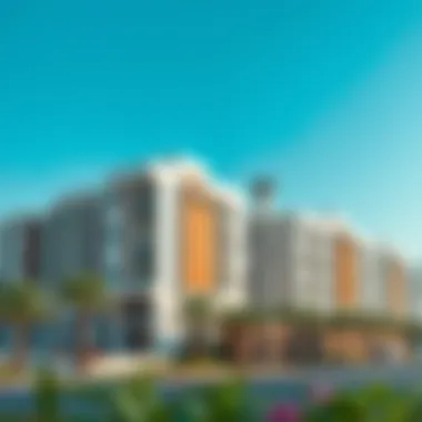 A modern housing complex in اسكان زايد reflecting economic growth