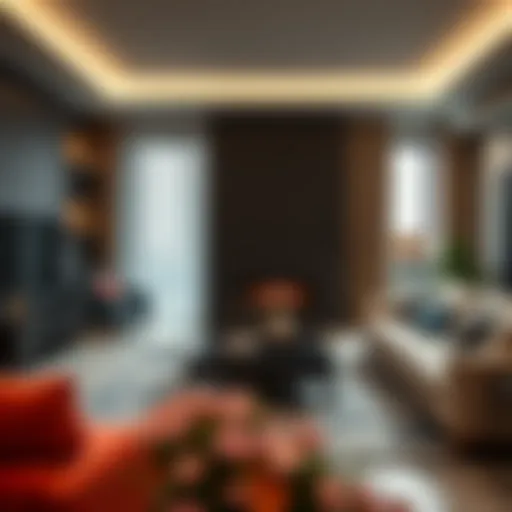 Luxurious living room in an Everluxe holiday home