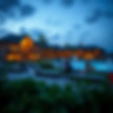 Vibrant community life and recreational facilities at Falcon Island