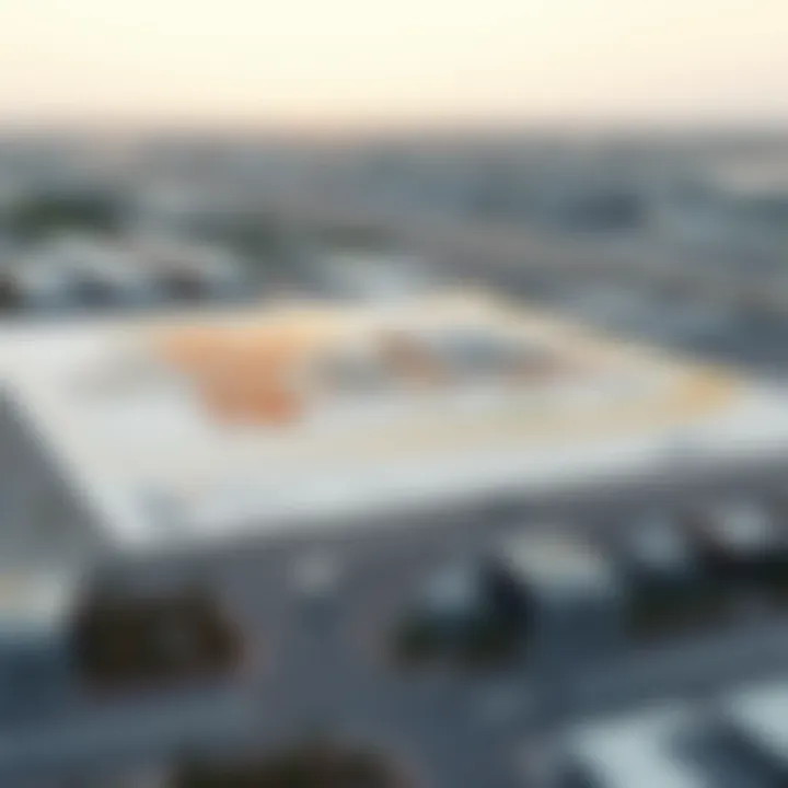 Illustration of futuristic development plans highlighting potential growth areas within Tasjeel.