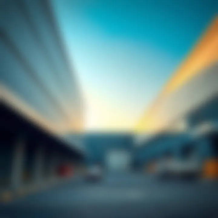 Modern warehouses and distribution centers highlighting business opportunities