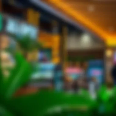 Amenities available at Jebel Ali Outlet, highlighting dining and leisure options