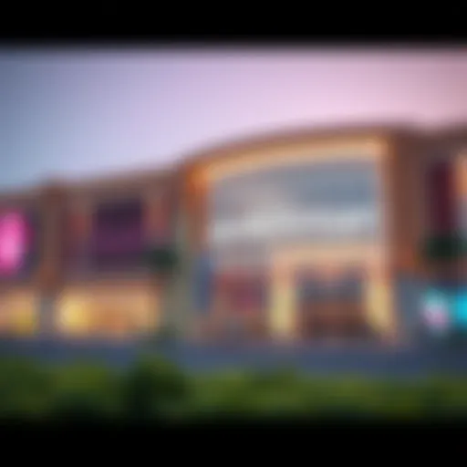 Exterior view of Jebel Ali Outlet showcasing its architectural design