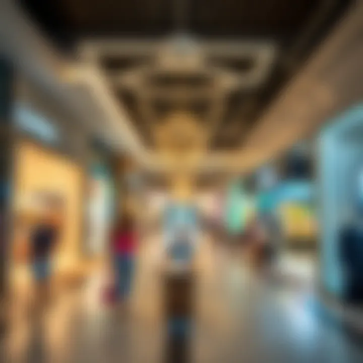 Interior showcases the vibrant retail space within Jebel Ali Outlet