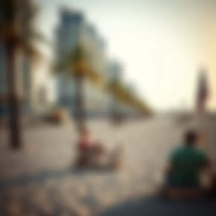 Vibrant beach activities at Jumeirah Beach