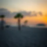 Serene view of Jumeirah Beach at sunset