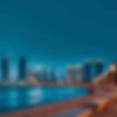 Breathtaking Skyline from Jumeirah Beach Stunning skyline view from Jumeirah Beach