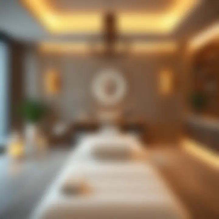 Serene spa treatment room promoting relaxation at Keturah Resort