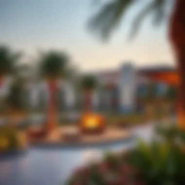 Vibrant community space with recreational facilities in Dubai