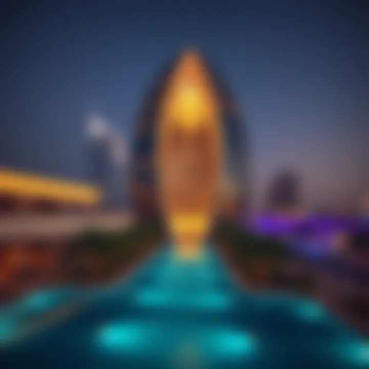 Stunning view of Mag Eye Dubai's architectural design