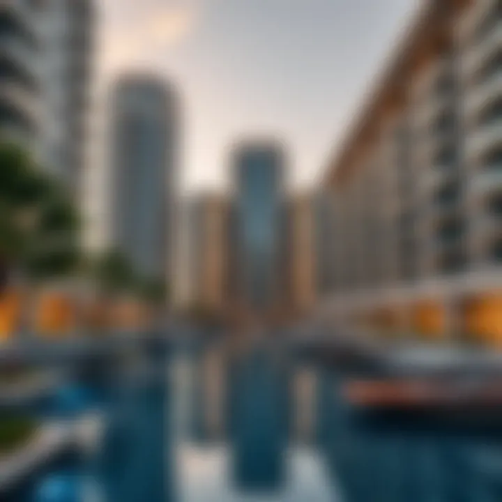 Stunning view of Marina Diamond 4 showcasing its architectural elegance