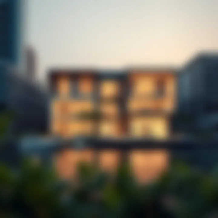 Elegant waterfront residence showcasing modern architecture