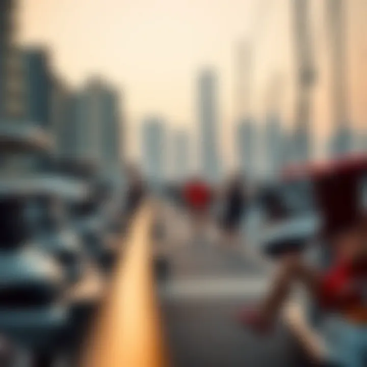 Vibrant marina lifestyle with recreational activities