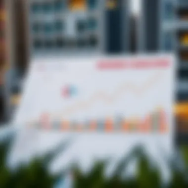 A comprehensive market analysis chart reflecting real estate trends in Dubai