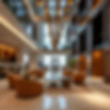 Luxurious Interior Amenities of Place Tower Interior amenities of Place Tower illustrating luxury living