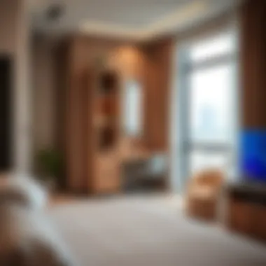 Modern amenities in a rental room in Sharjah