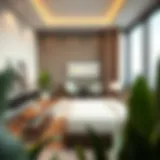 A modern room in a rental apartment in DIP, Dubai