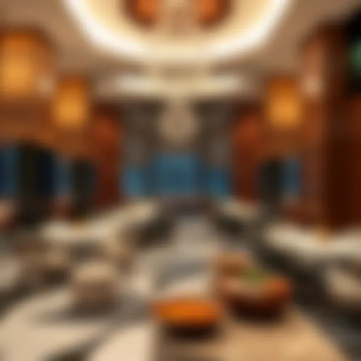 Diverse dining options available at the Sheraton