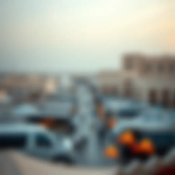 Panoramic view of Deira Islands highlighting Souk Al Marfa