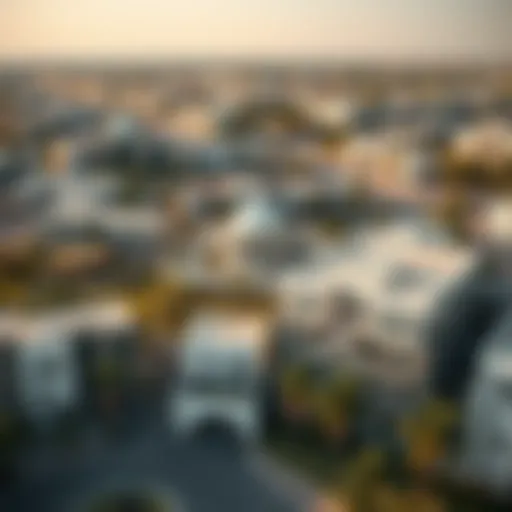 Aerial view of St. Mary’s area in Ras Al Khaimah showcasing real estate potential