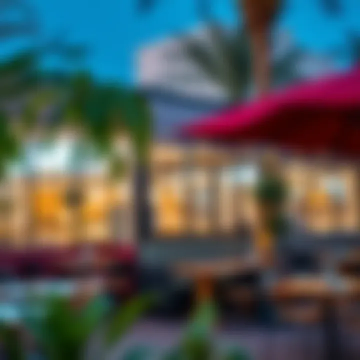 Café scene in Al Quoz