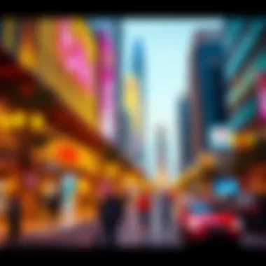 The vibrant atmosphere of the Boulevard in Downtown Dubai