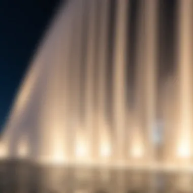 The iconic Dubai Fountain in action