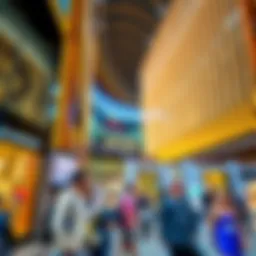 Stunning architectural view of Dubai Mall