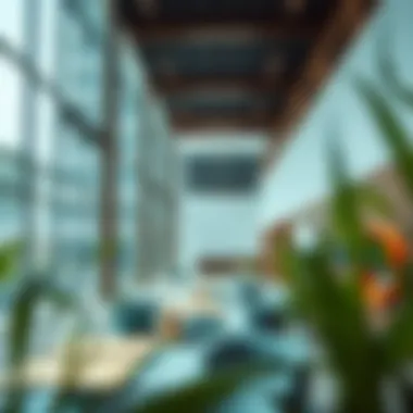 Community gathering space in an AMA building