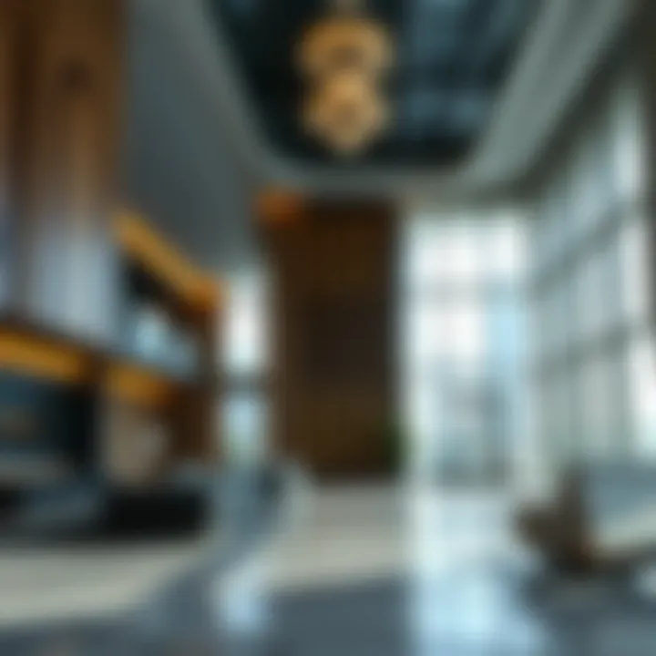 Interior design of a modern AMA building