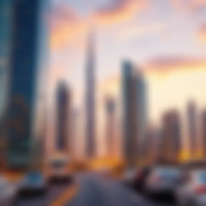 Stunning skyline of Dubai showcasing AMA buildings