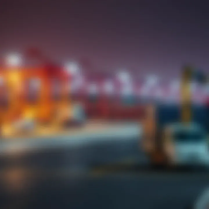 Logistics operations at Jebel Ali Free Zone emphasizing efficiency and connectivity