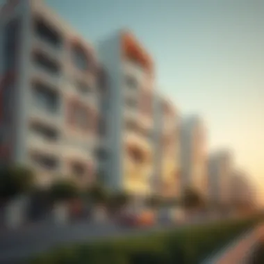 Modern Residential Buildings in Qusais Modern residential buildings in Qusais