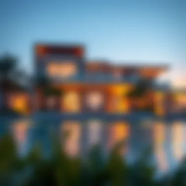 Luxury Real Estate by the Coast Luxurious beachfront property showcasing real estate opportunities on the islands