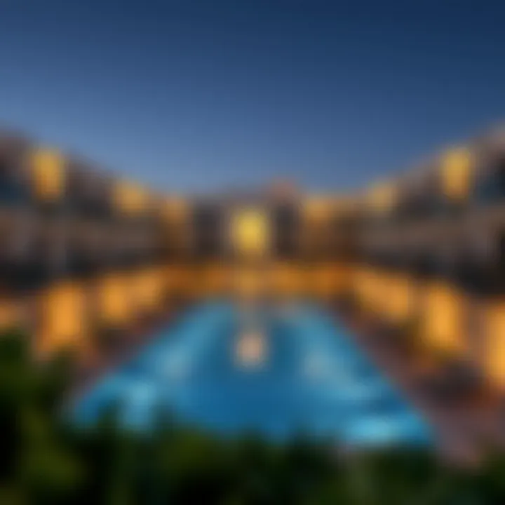 Architectural rendering of residential units