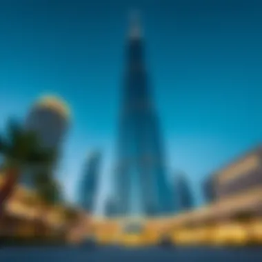 View of Onyx Tower from the ground level emphasizing its grandeur.