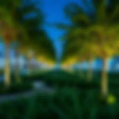 Community park highlighting sustainable design and green spaces