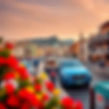 A vibrant cityscape of a popular travel destination available without a visa from the UAE