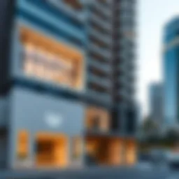 Luxurious exterior view of W Residences in Downtown Dubai