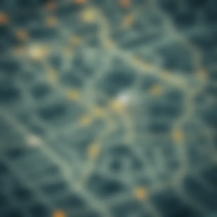 Strategic Location Map of Al Quoz 4 Map highlighting key locations and transport links in Al Quoz 4