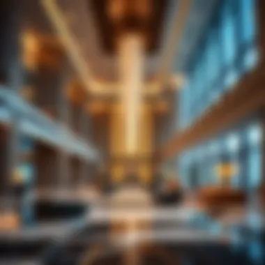 Elegant lobby showcasing modern design