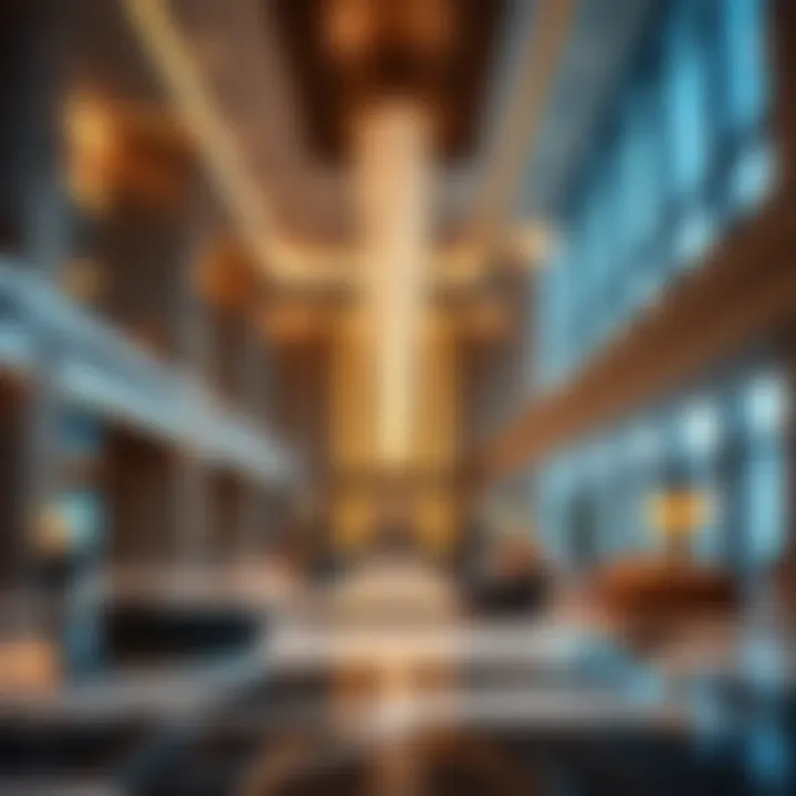 Elegant lobby showcasing modern design